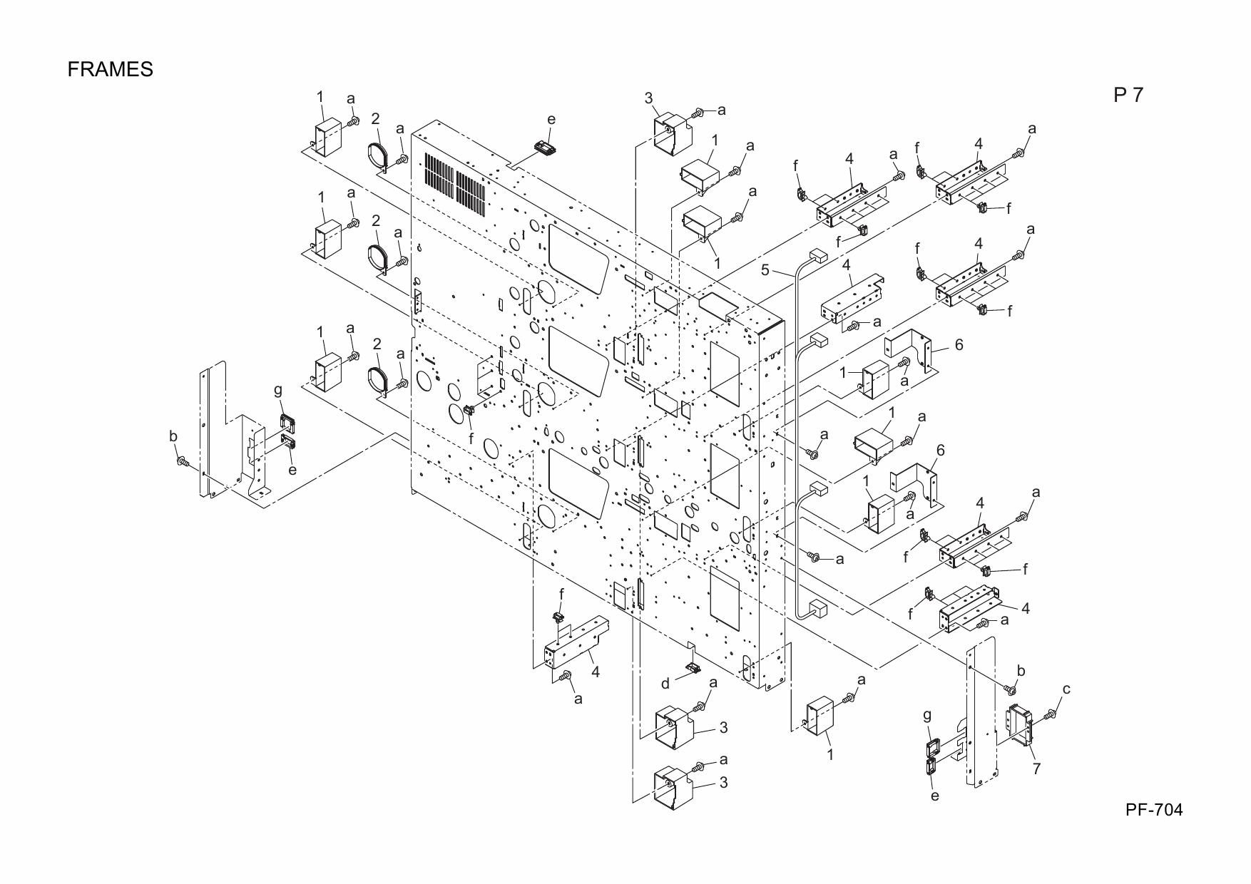 Konica-Minolta Options PF-704 A1RG Parts Manual-6